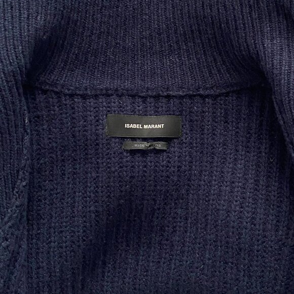 Isabel Marant "Abby" Zip-Front Cardigan in Navy, size 36 (like XS/S) - Picture 8 of 15